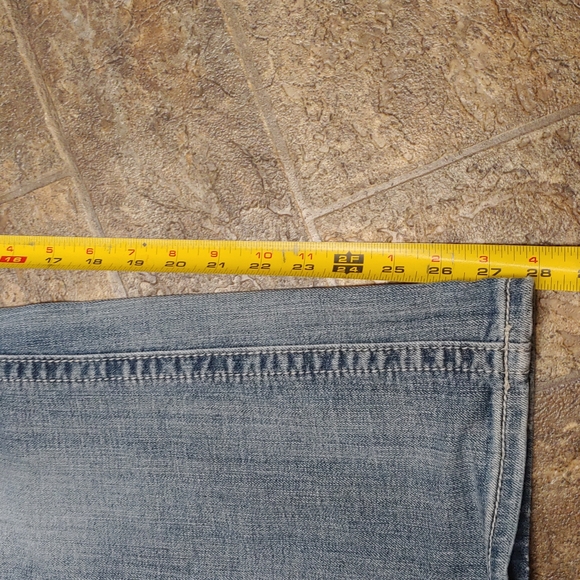 Miss Me jeans with lots of rhinestones, leather, and silver. Sz.28 - Picture 16 of 17